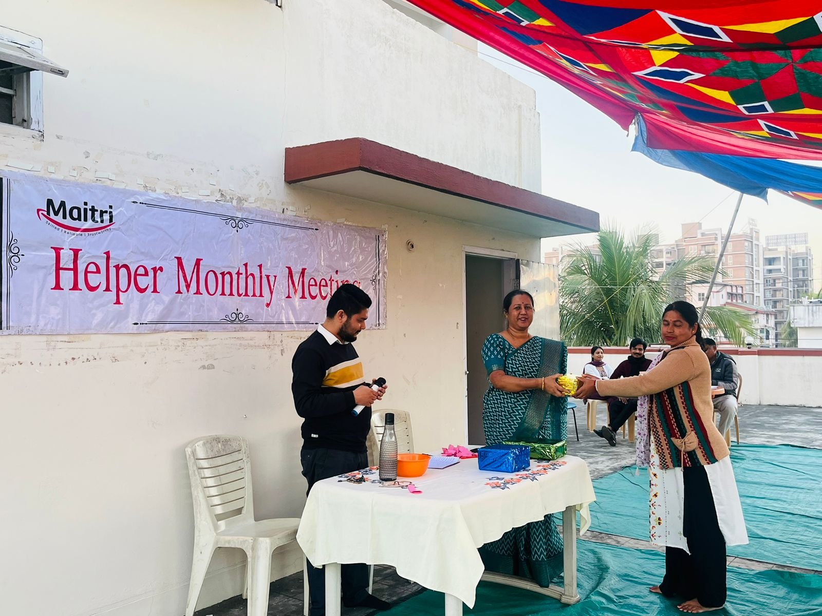 Creating Space to Breathe, Speak, and Grow : Maitri’s Monthly Helpers’ Meet